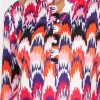 Printed Jersey Blouse In Pink