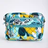 Printed Quilted Front Camera Bag