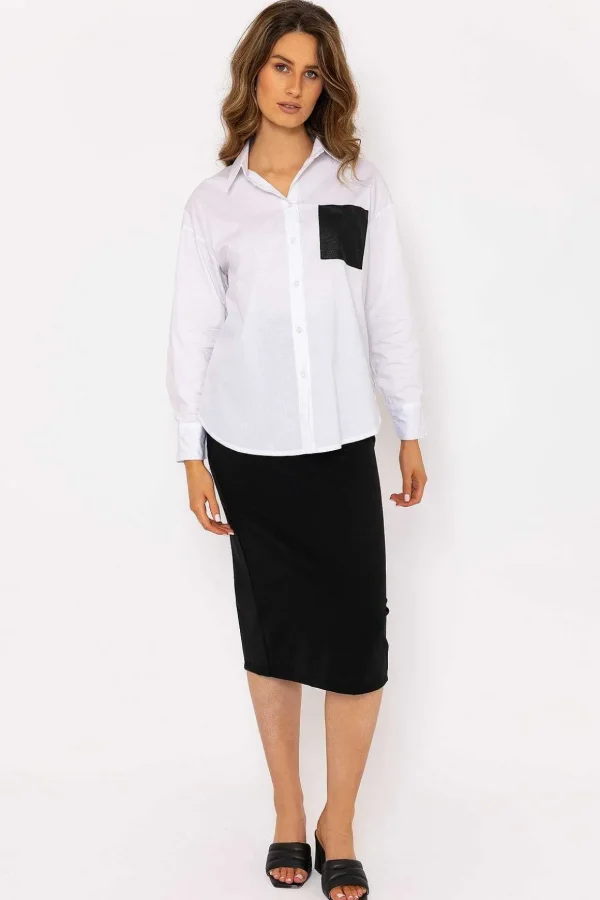 Pu Pocket Shirt