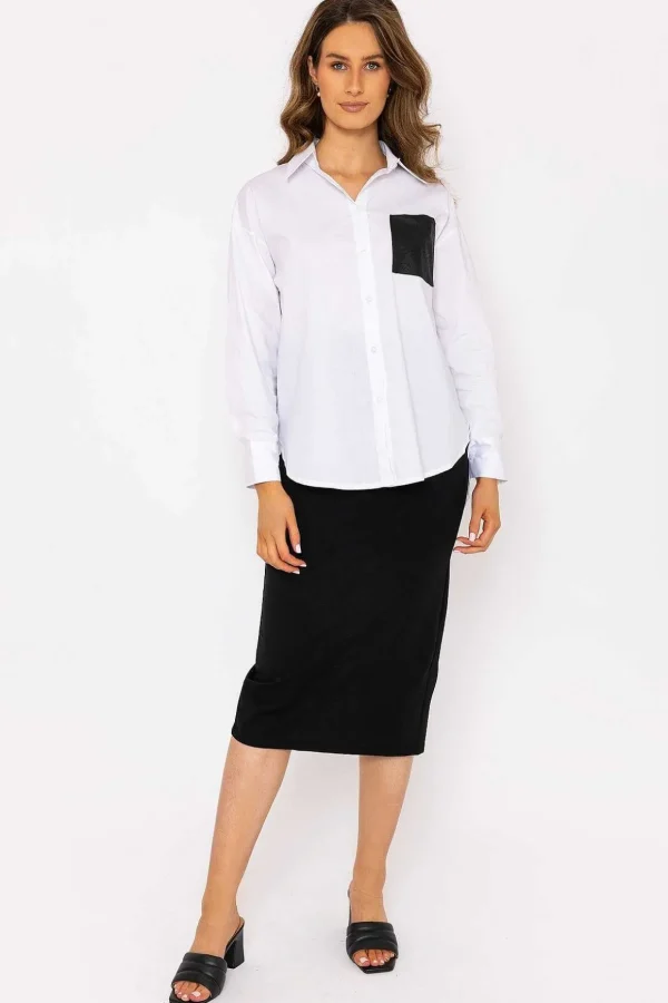 Pu Pocket Shirt