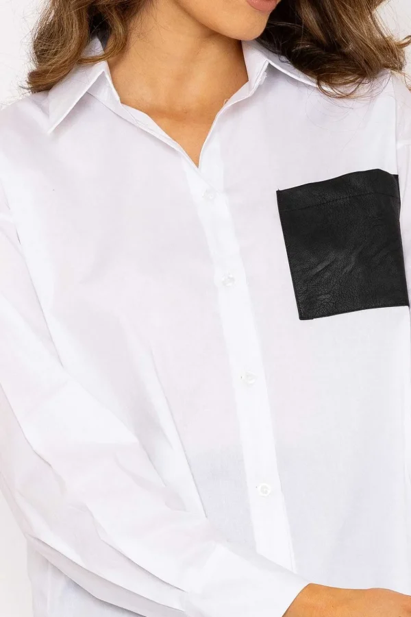 Pu Pocket Shirt