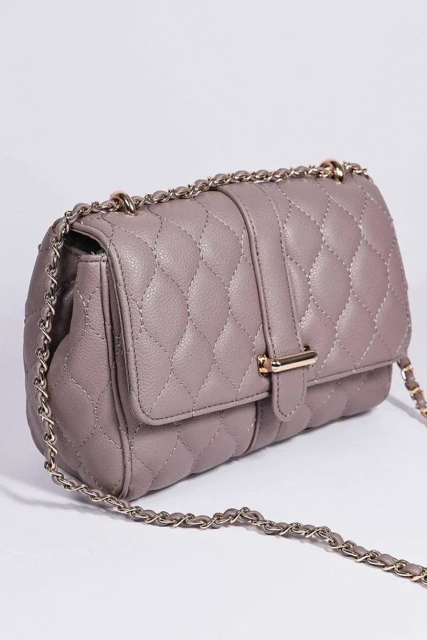 Quilted Petite Crossbody In Mink