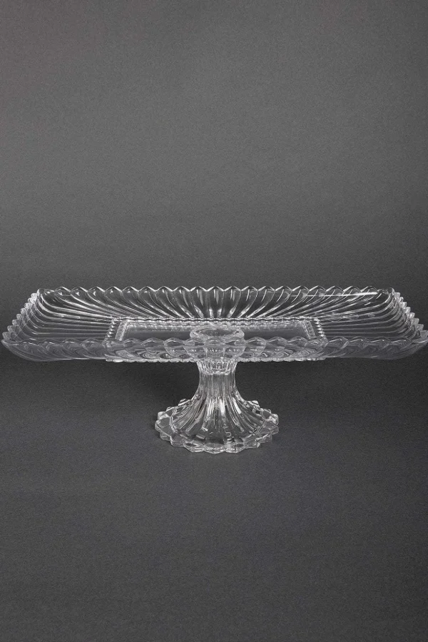 Rectangular Footed Serving Plate