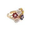 Revolving Cluster Floral Ring