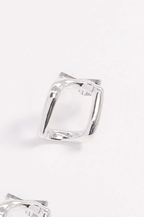 Rhombus Earrings In Silver