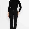 Rib Polo Knit In Black