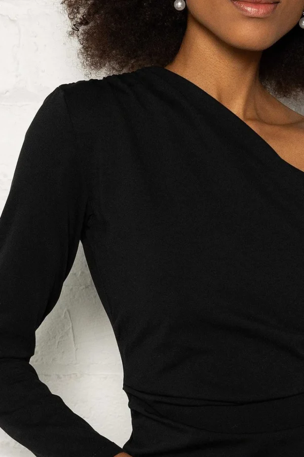 Robyn Midi Dress In Black