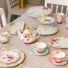 Rosa Belle Blue Dinner Plate