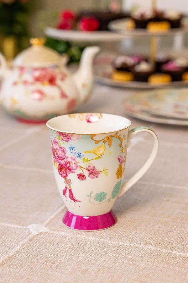 Rosa Belle Blue Mug