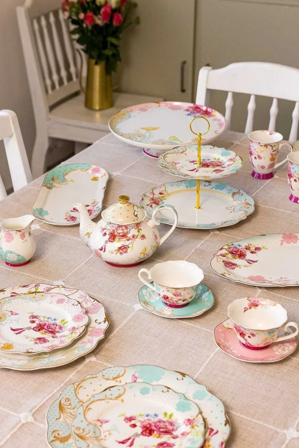 Rosa Belle Blue Side Plate