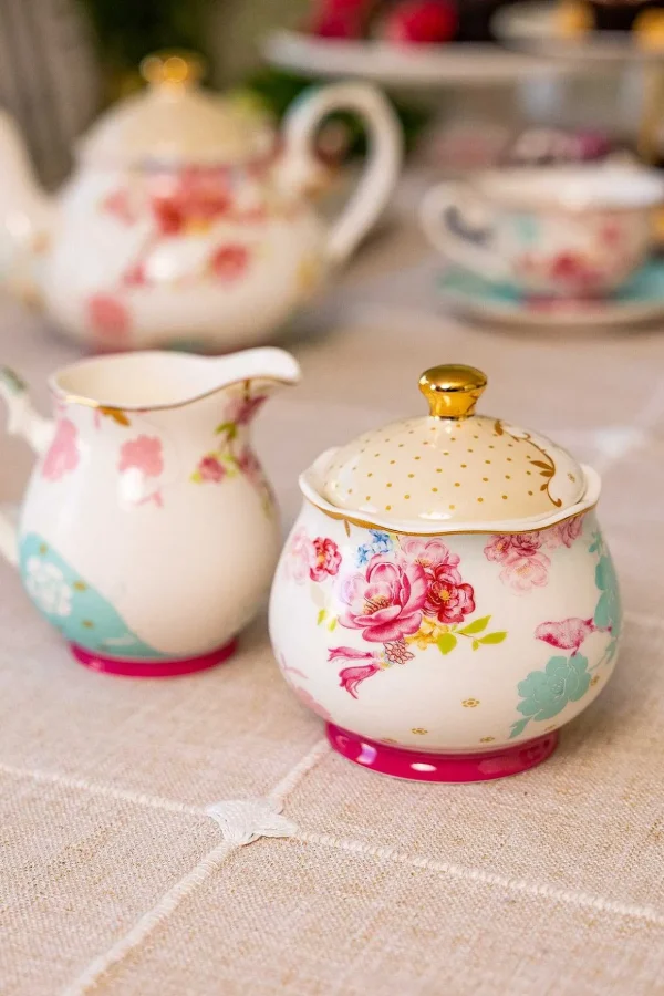 Rosa Belle Sugar & Creamer Set