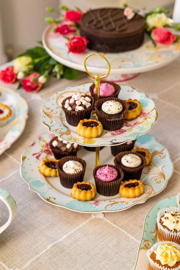 Rosa Belle Two Tier Cake Plate