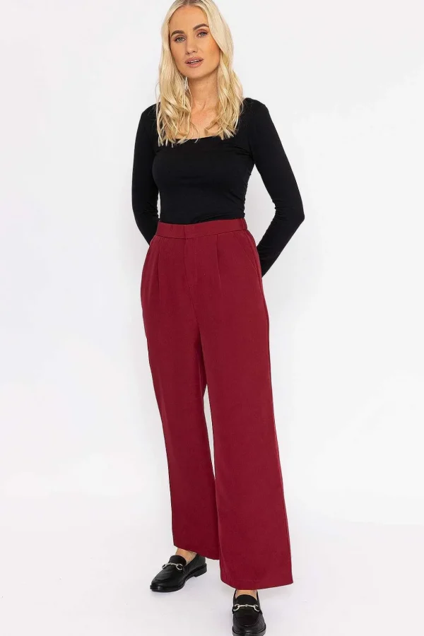 Rubix Pant In Burgundy