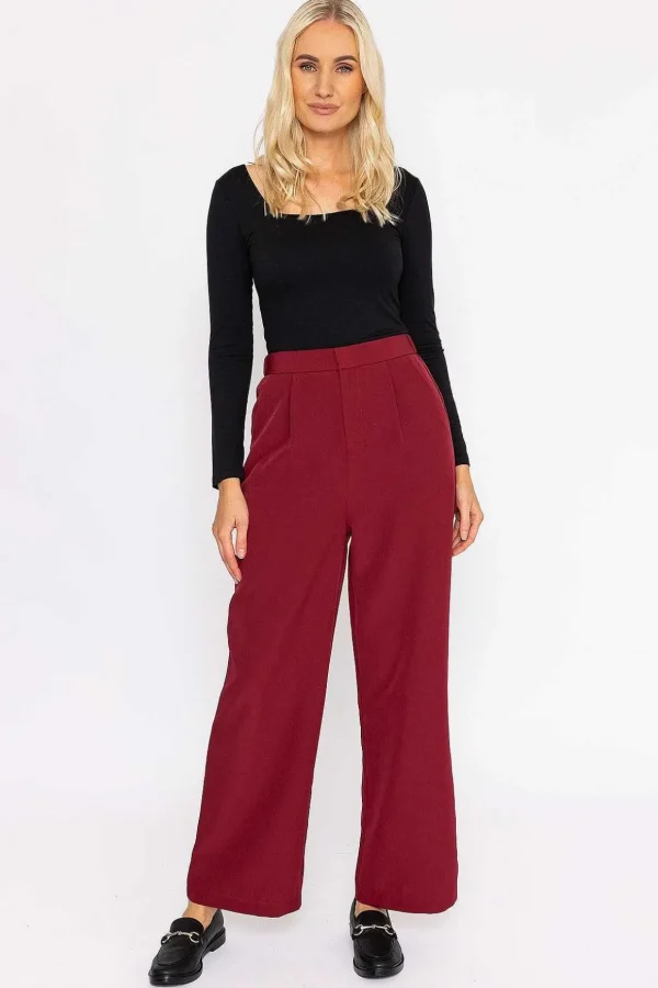 Rubix Pant In Burgundy