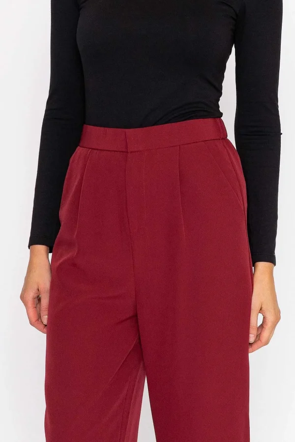 Rubix Pant In Burgundy