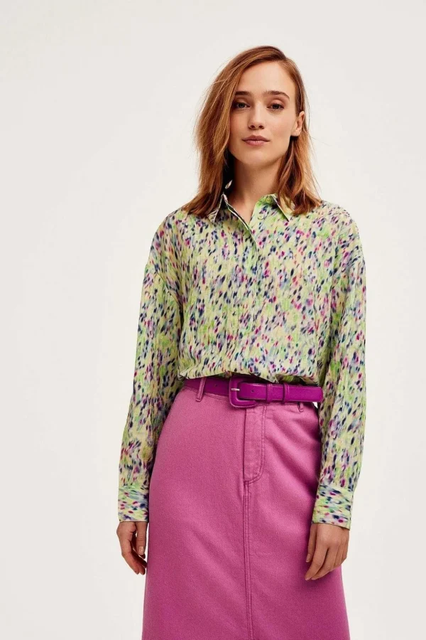 Ruttens Shirt In Green Print