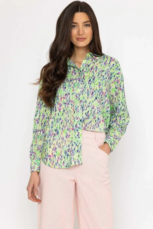 Ruttens Shirt In Green Print