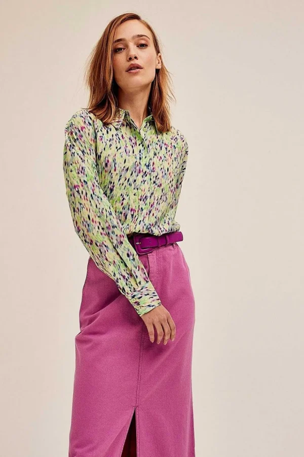 Ruttens Shirt In Green Print