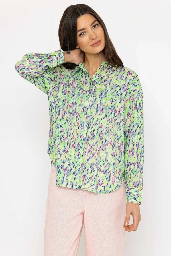 Ruttens Shirt In Green Print