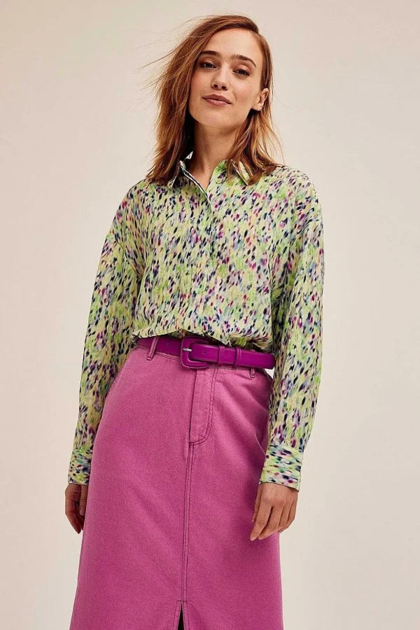 Ruttens Shirt In Green Print