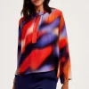 Saledo Top In Multi Print