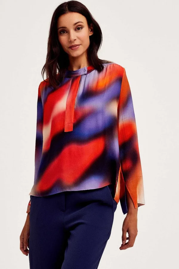 Saledo Top In Multi Print