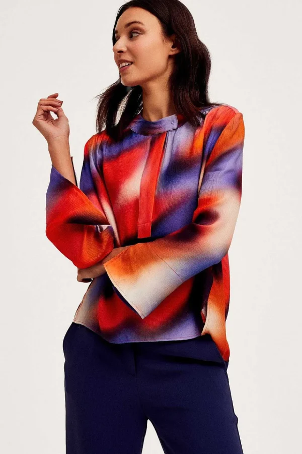 Saledo Top In Multi Print