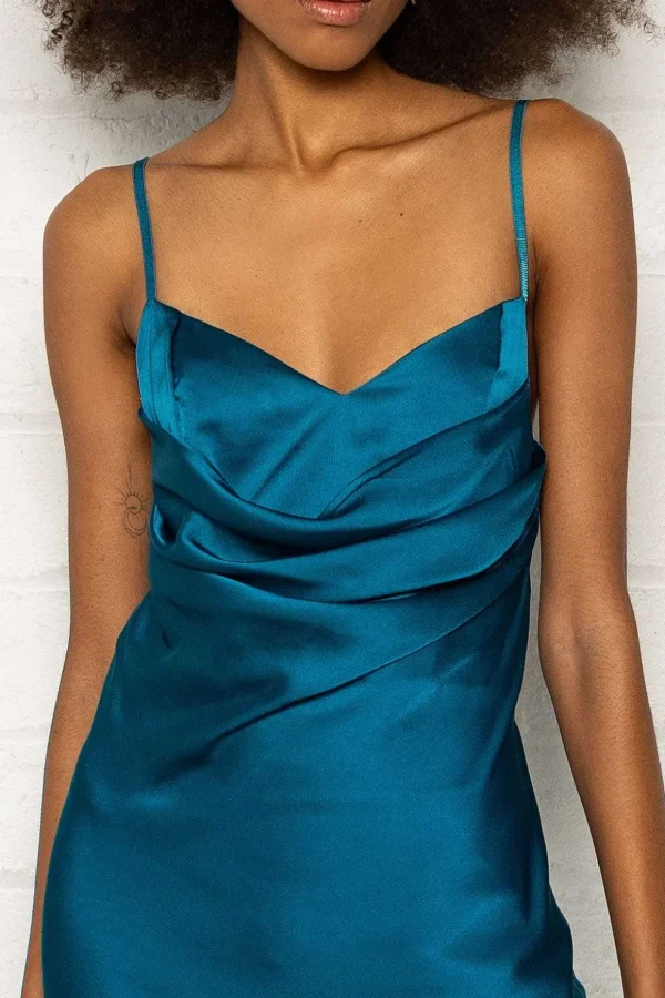 Samantha Midi Dress In Blue