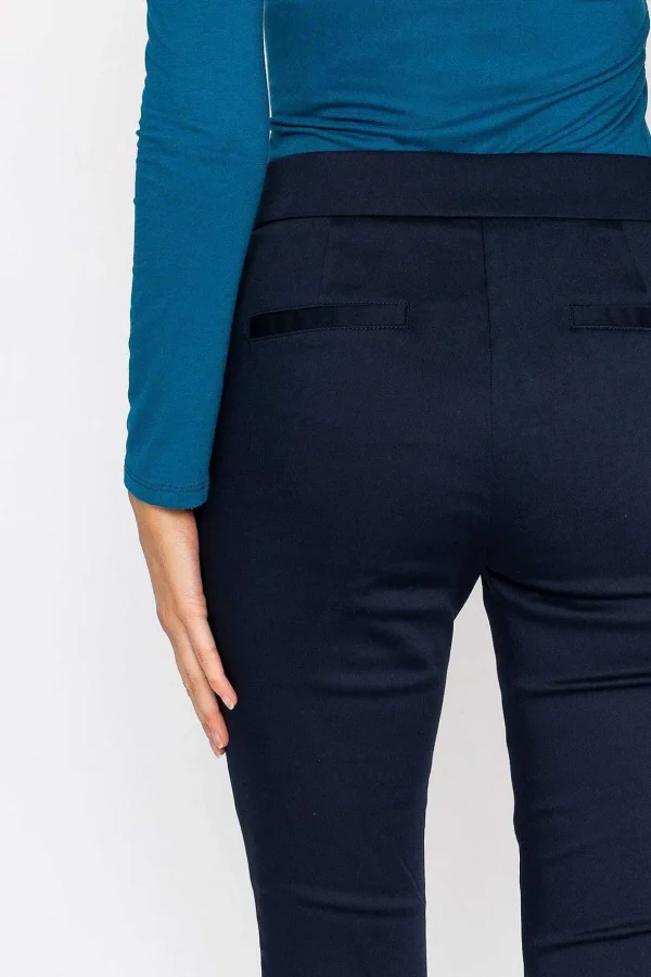 Sateen Pant In Navy