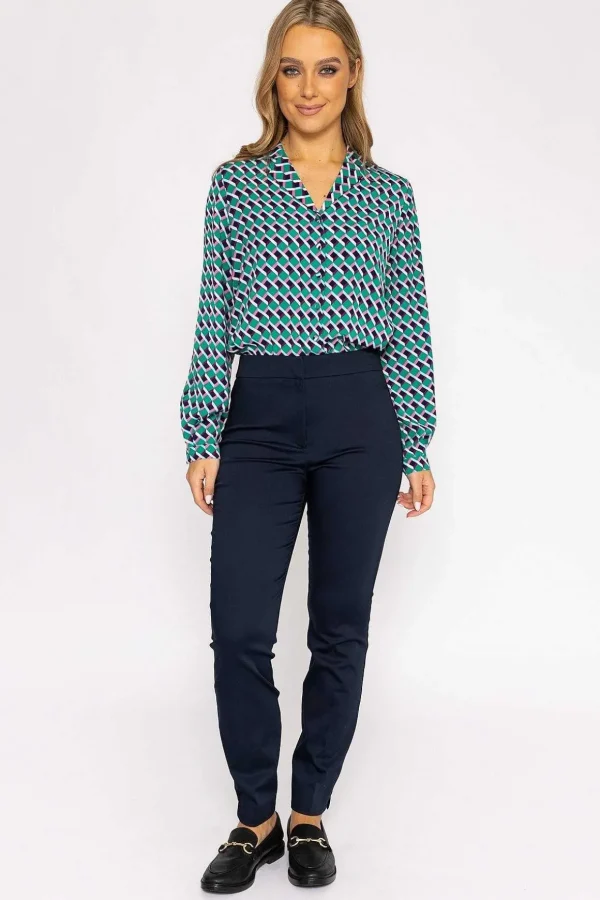 Sateen Pant In Navy