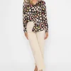 Sateen Shirt In Black Print