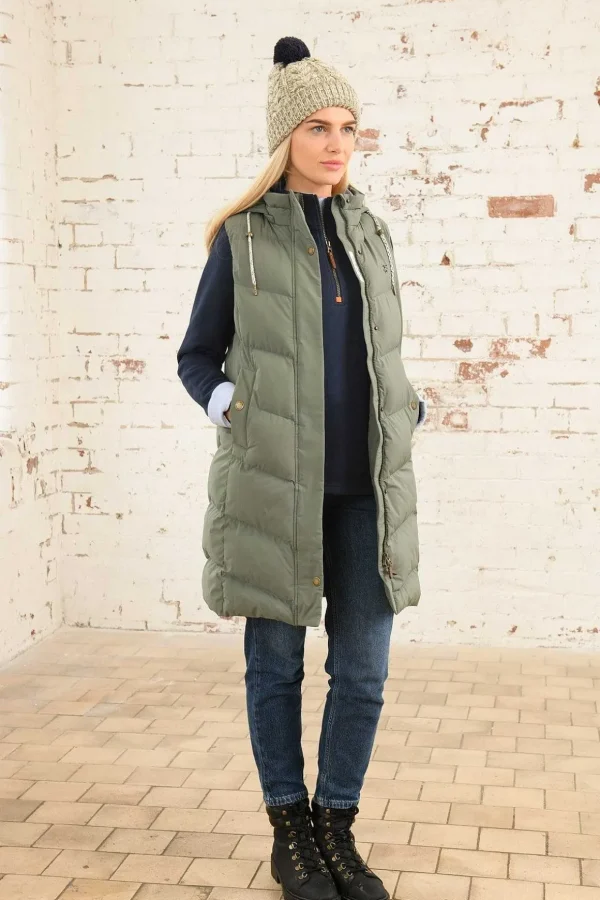 Savannah Gilet In Khaki