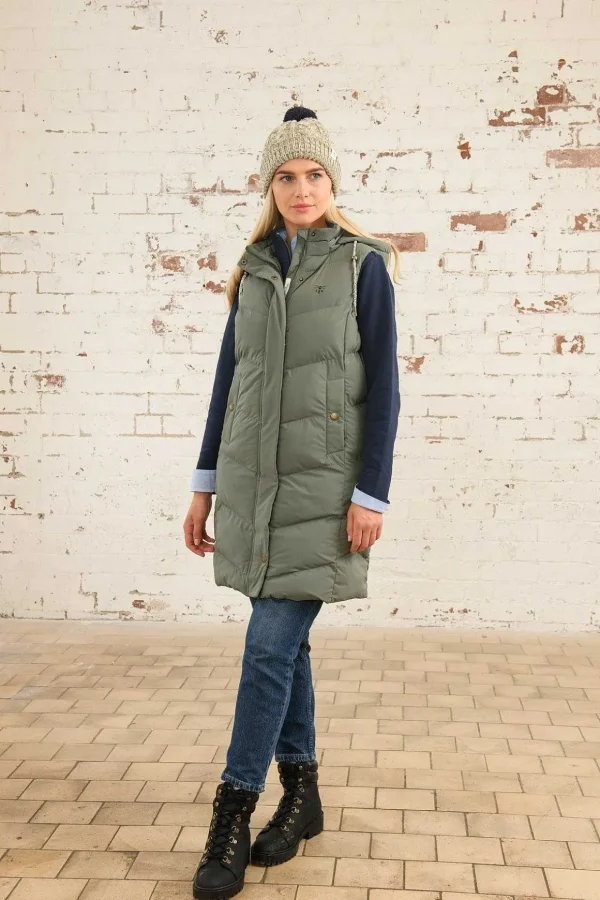 Savannah Gilet In Khaki