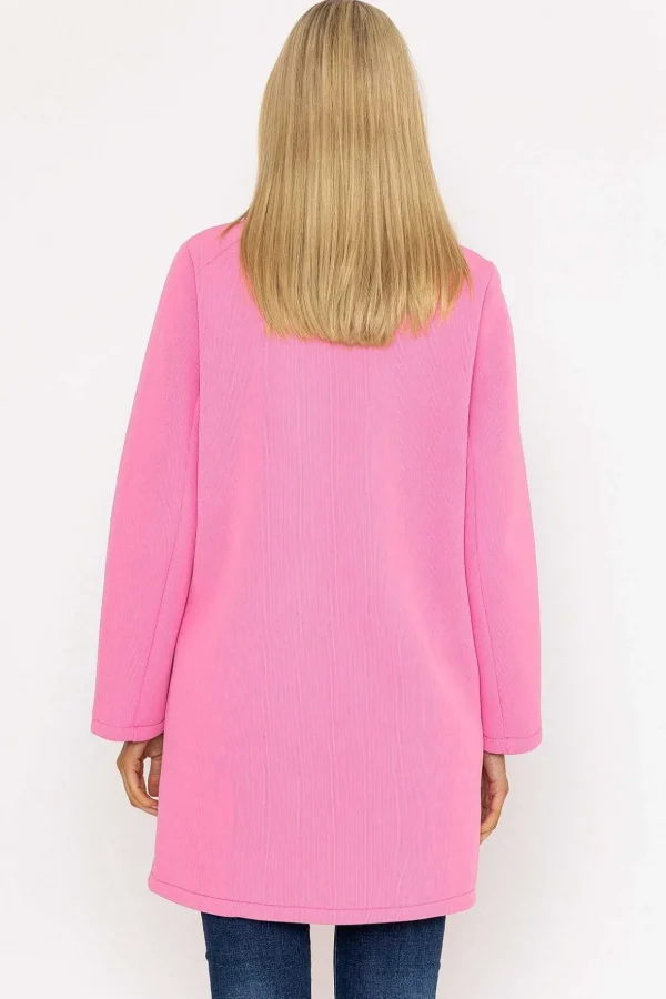 Scuba Coat In Pink