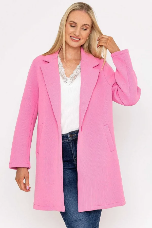 Scuba Coat In Pink