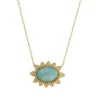 Semi Precious Amazon Stone Necklace