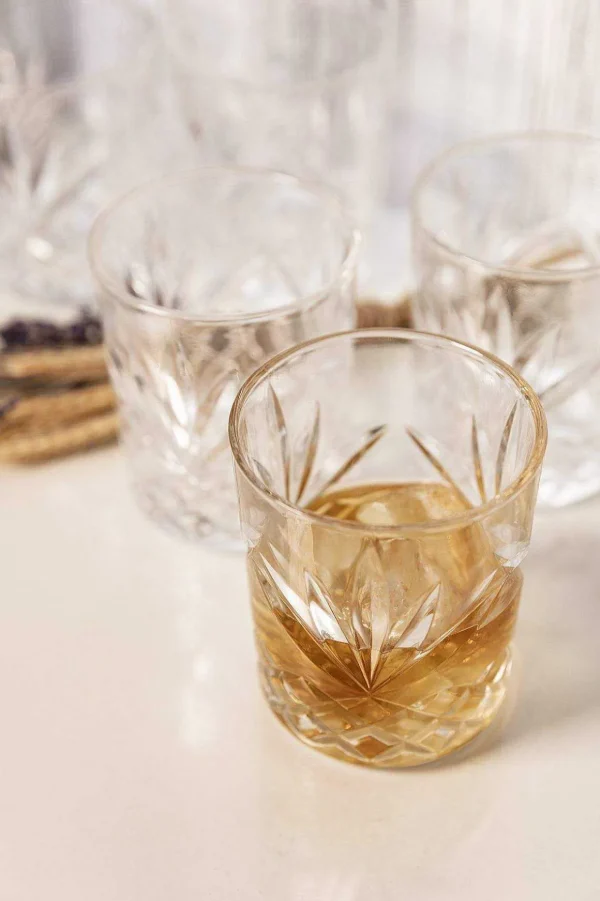 Set Of 6 Adare Whiskey Glasses