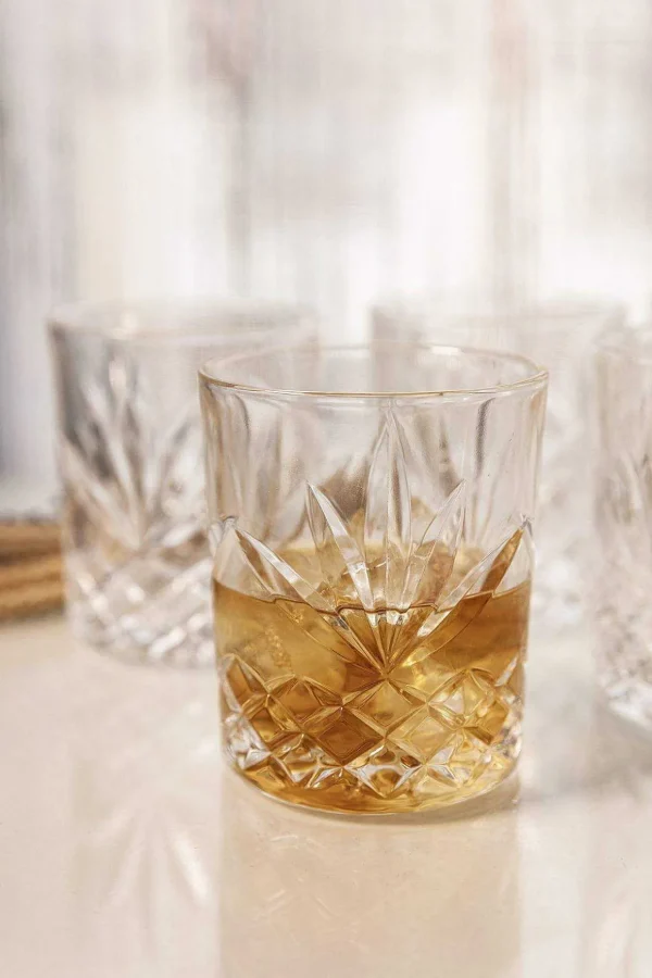 Set Of 6 Adare Whiskey Glasses