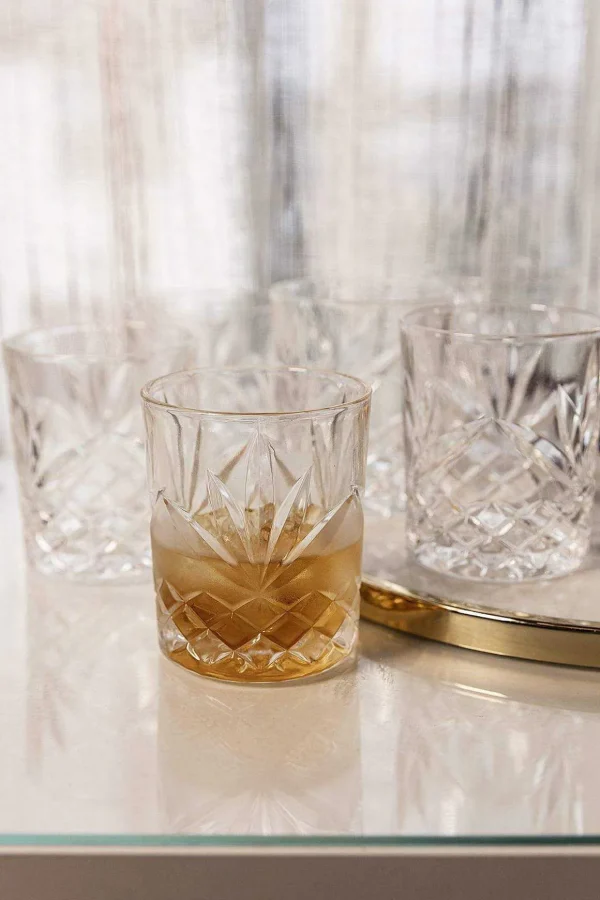 Set Of 6 Adare Whiskey Glasses