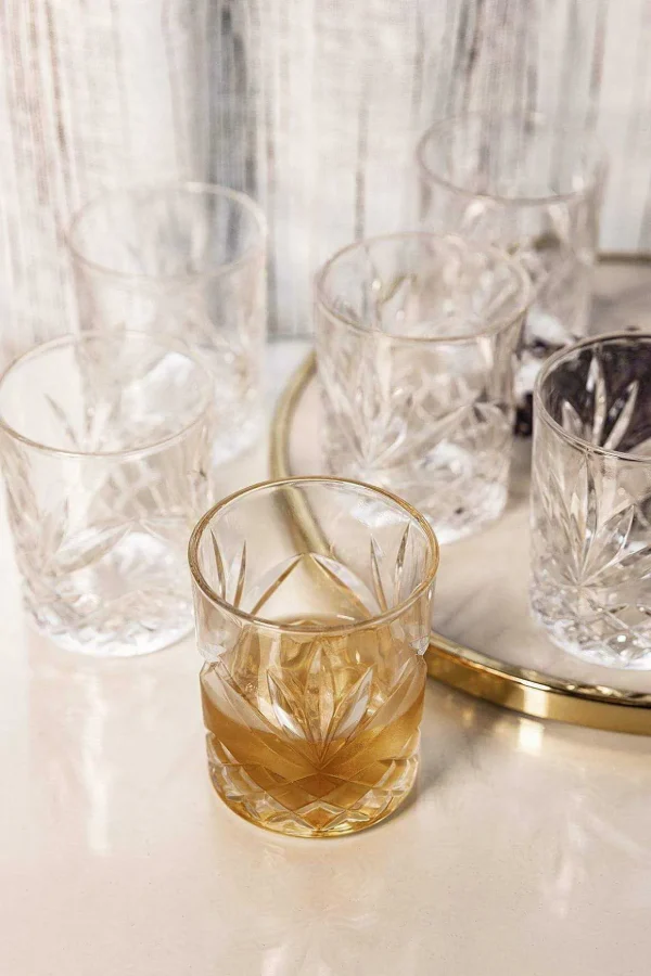 Set Of 6 Adare Whiskey Glasses