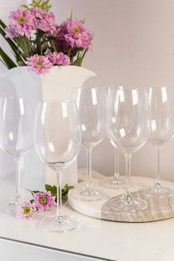 Set Of 6 Connoisseur White Wine Glasses