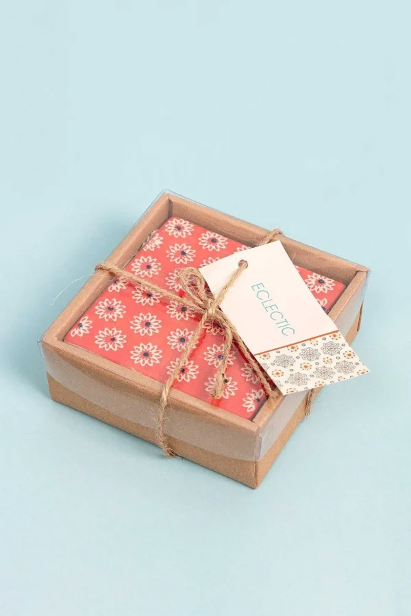 Set Of 4 Eclectic Coasters