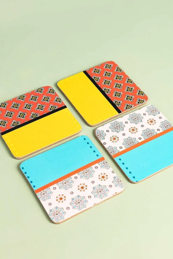 Set Of 6 Eclectic Coasters