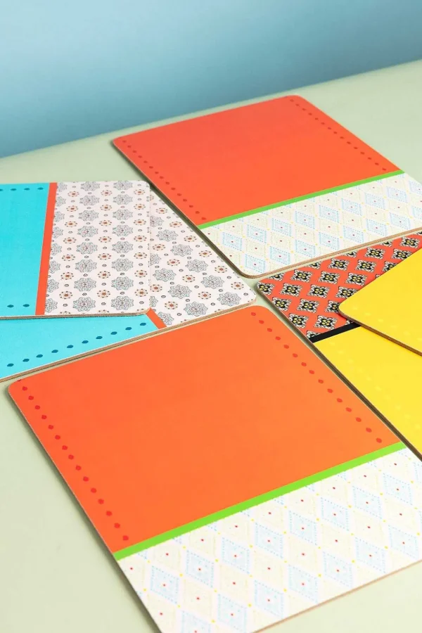 Set Of 6 Eclectic Placemats