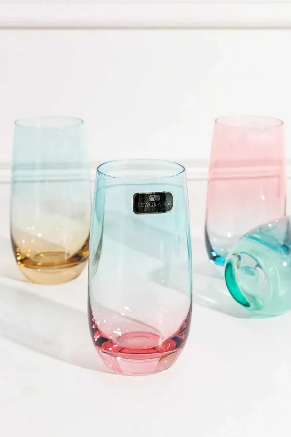 Set Of 4 Lustre Hiball Glasses