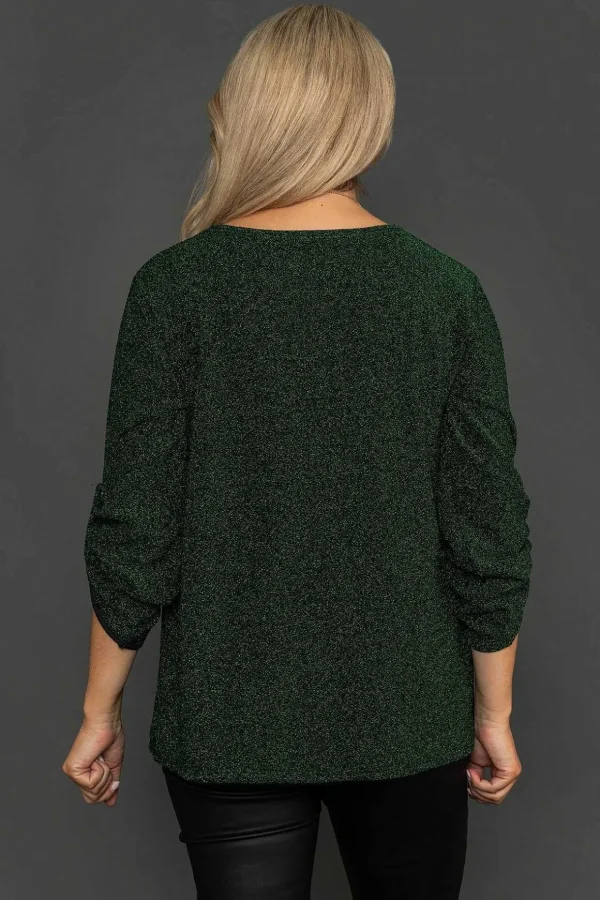Shimmer Top In Green