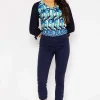 Short Zip Jeans In Navy