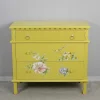 Siena Yellow Floral 3 Drawer Chest