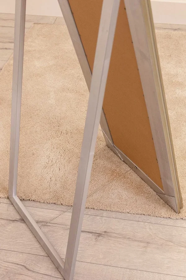 Silver Champagne Floor Standing Mirror