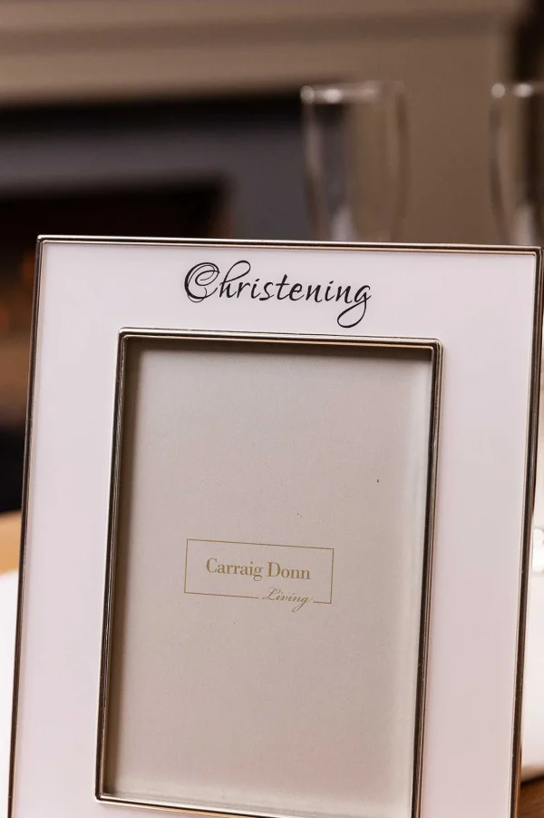 Silver Christening Frame 5X7